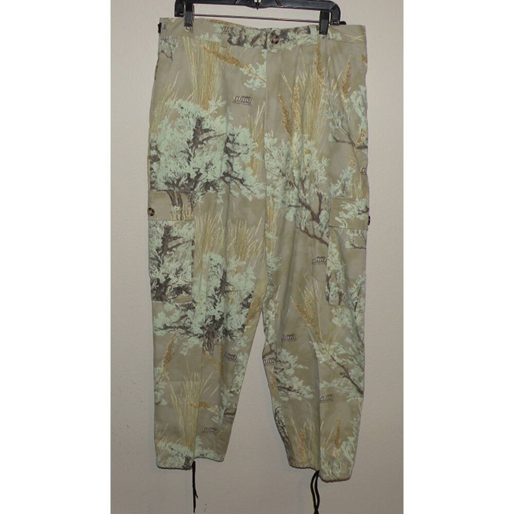 American Outfitter Mens Large 36 x 31 Cargo Pants Prairie Ghost Camo 100% Cotton